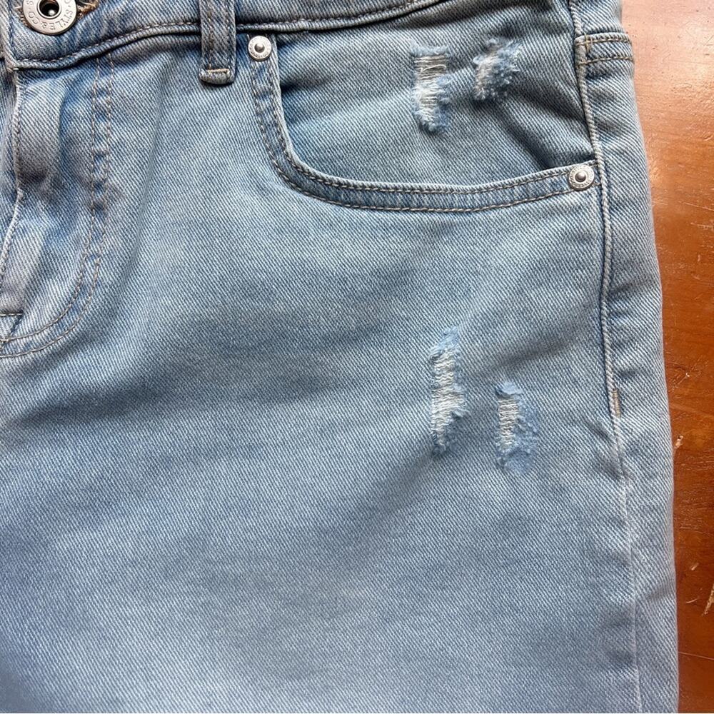 NWT Style & Company Jean Shorts Woman's Size 10 Blue High Rise Slimming - Picture 4 of 7